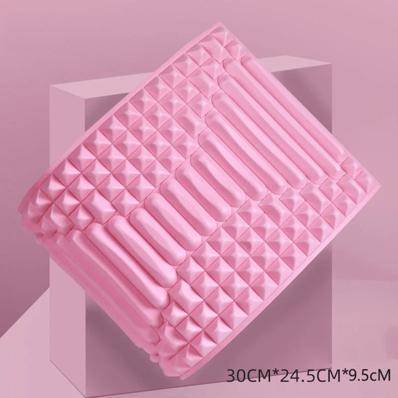 כרית מתיחת גב וצוואר - מכשיר העיסוי המושלם להרפיה ונוחות 🧘‍♂️